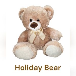 Holiday Time Sparkle Bear Plush
